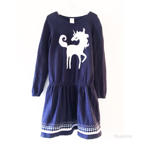 unicorn sweater dress